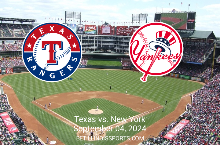 Yankees Clash with Rangers at Globe Life Field on Sept 4, 2024